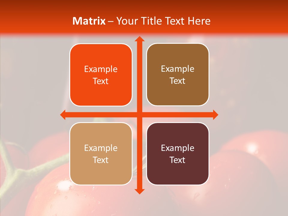 Ripened Group Tomato PowerPoint Template