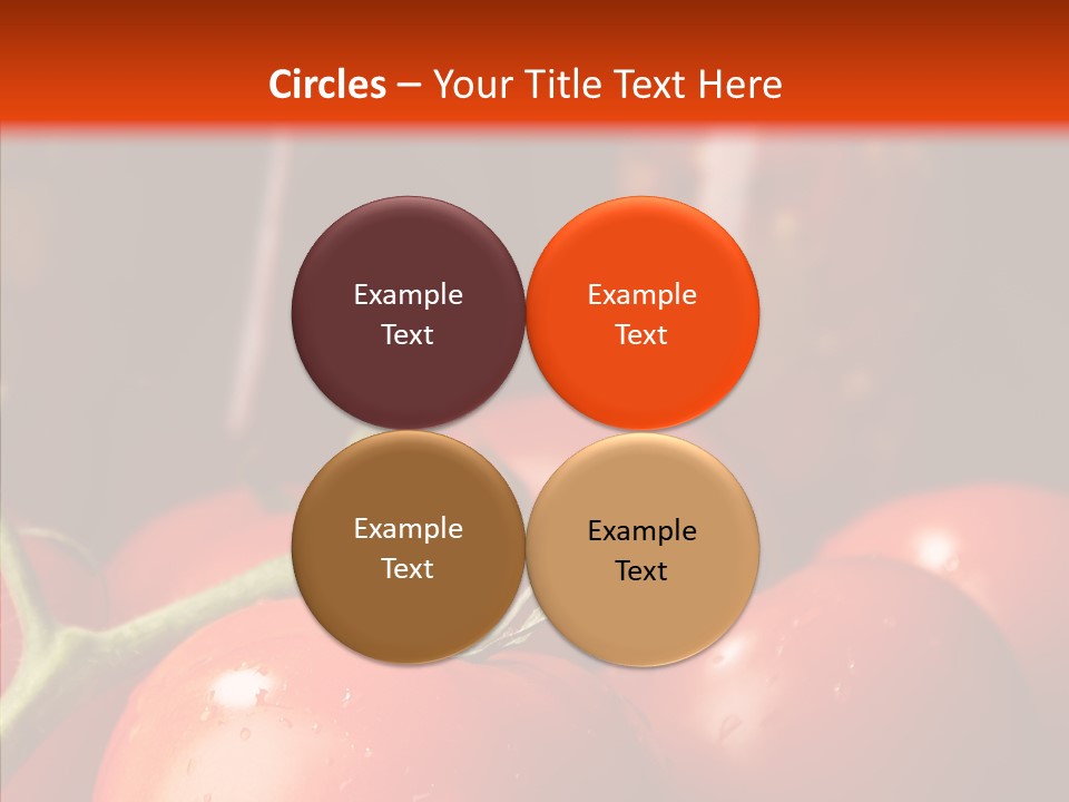 Ripened Group Tomato PowerPoint Template