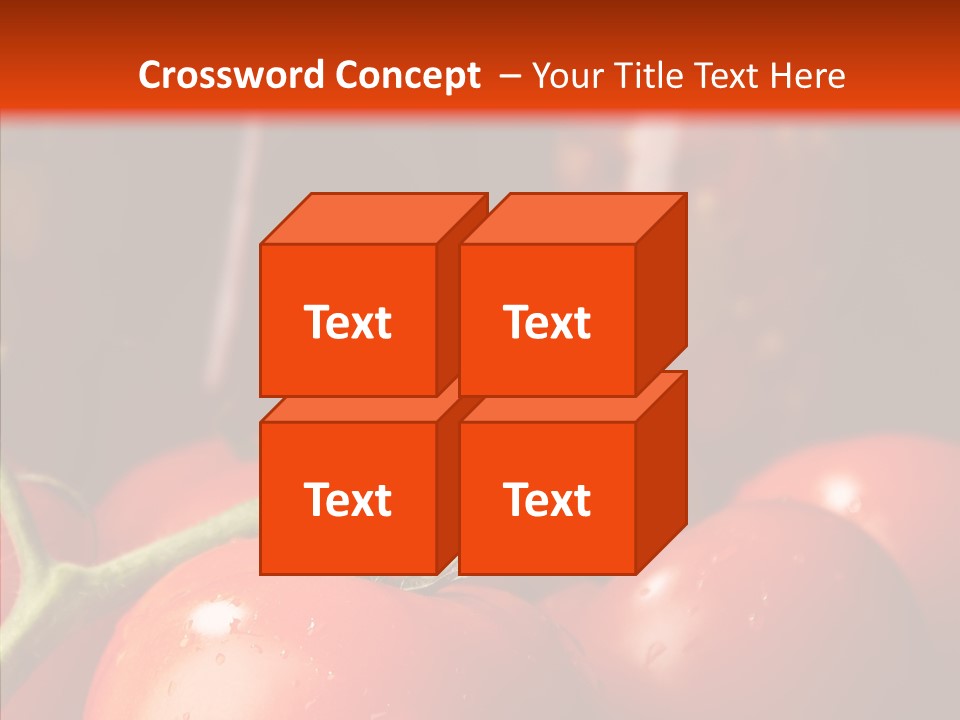 Ripened Group Tomato PowerPoint Template
