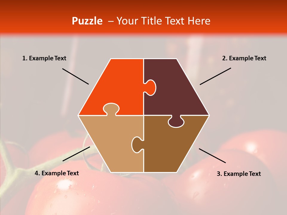 Ripened Group Tomato PowerPoint Template