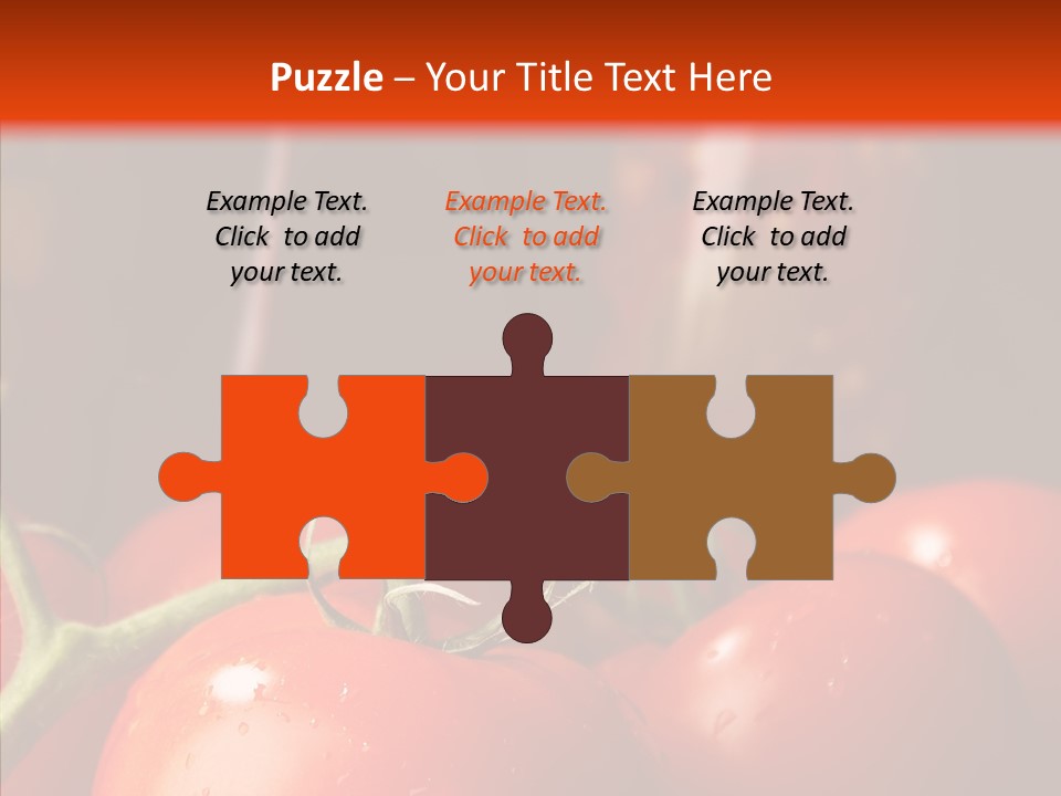 Ripened Group Tomato PowerPoint Template