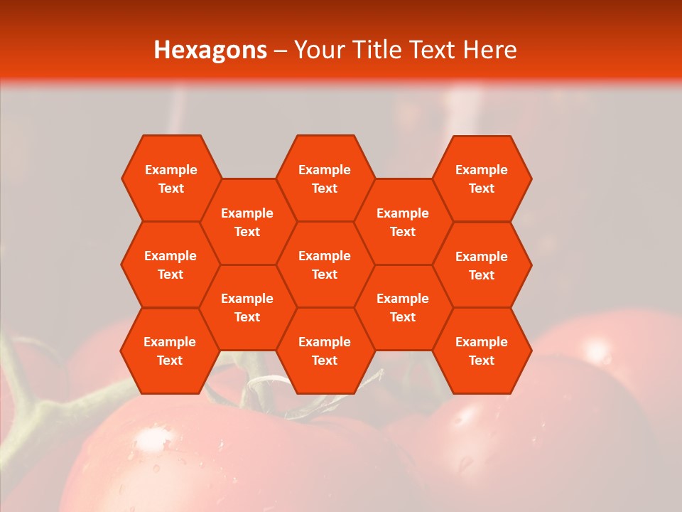 Ripened Group Tomato PowerPoint Template