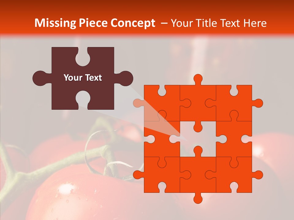 Ripened Group Tomato PowerPoint Template