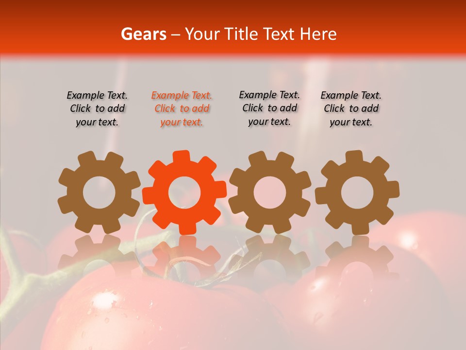 Ripened Group Tomato PowerPoint Template