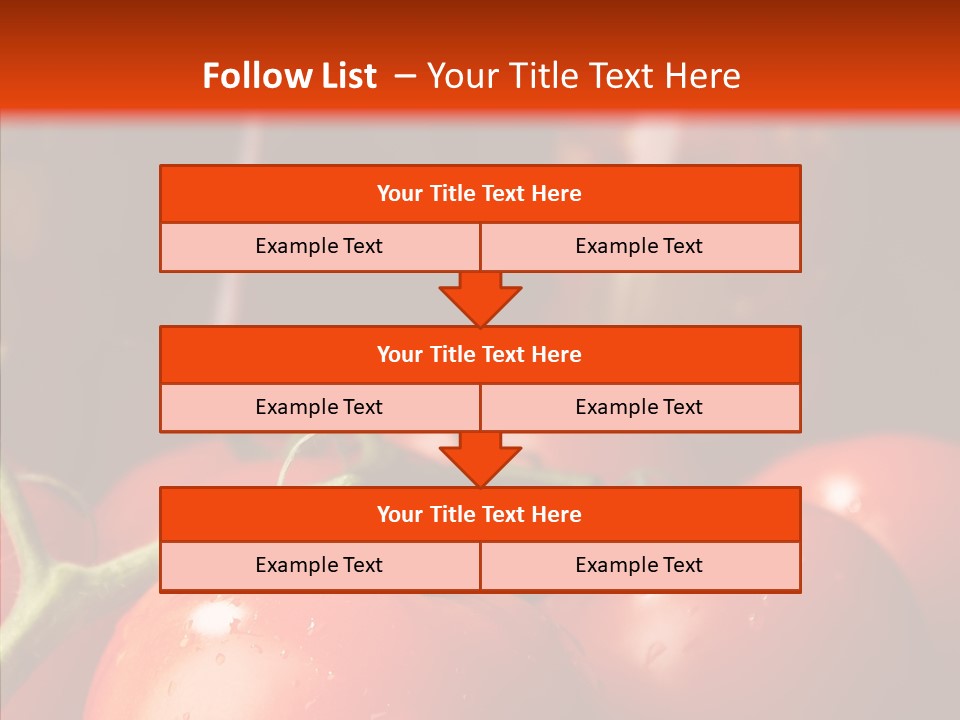 Ripened Group Tomato PowerPoint Template