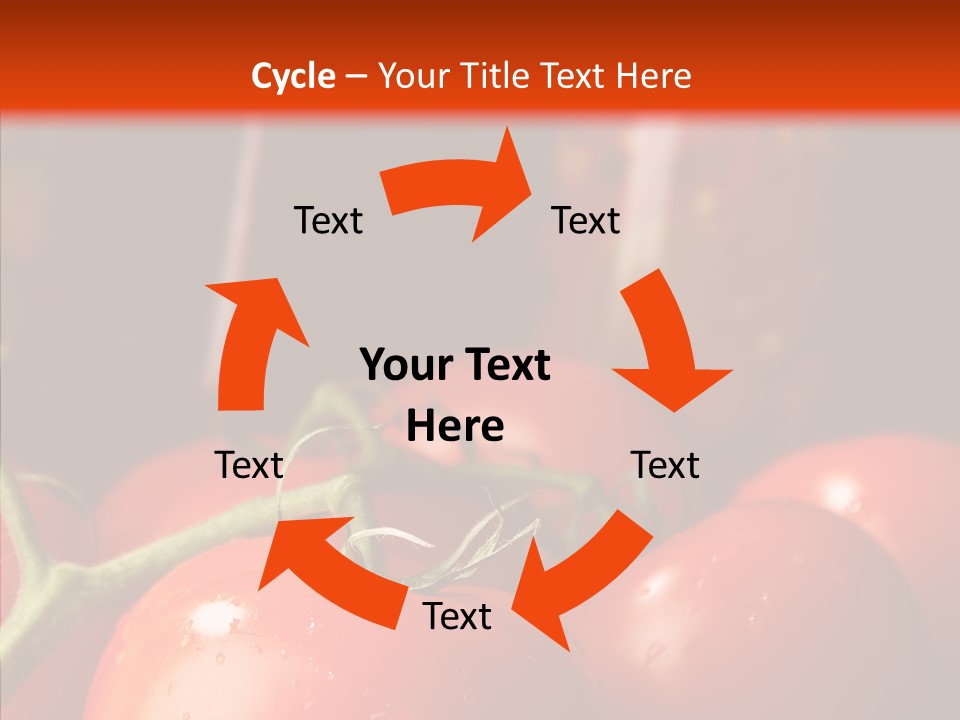 Ripened Group Tomato PowerPoint Template