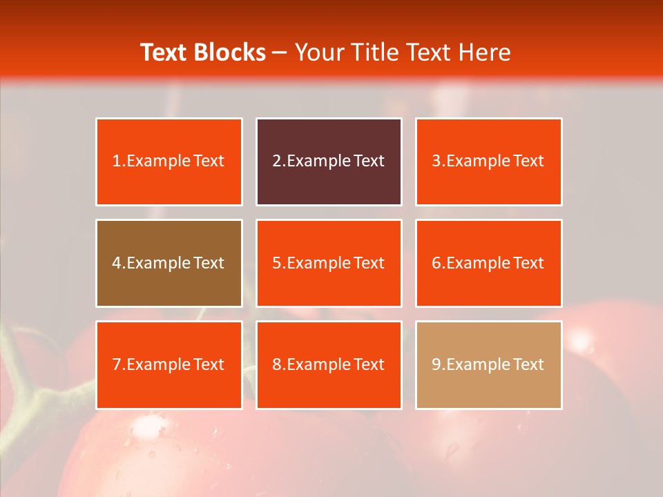 Ripened Group Tomato PowerPoint Template