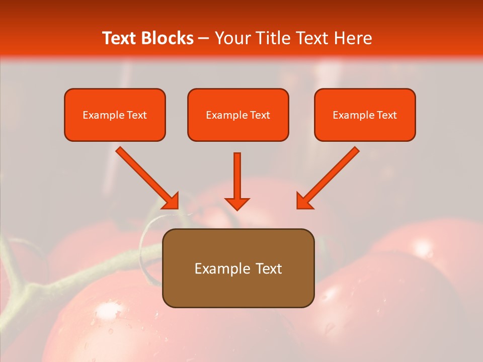 Ripened Group Tomato PowerPoint Template