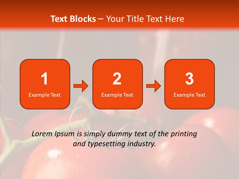 Ripened Group Tomato PowerPoint Template