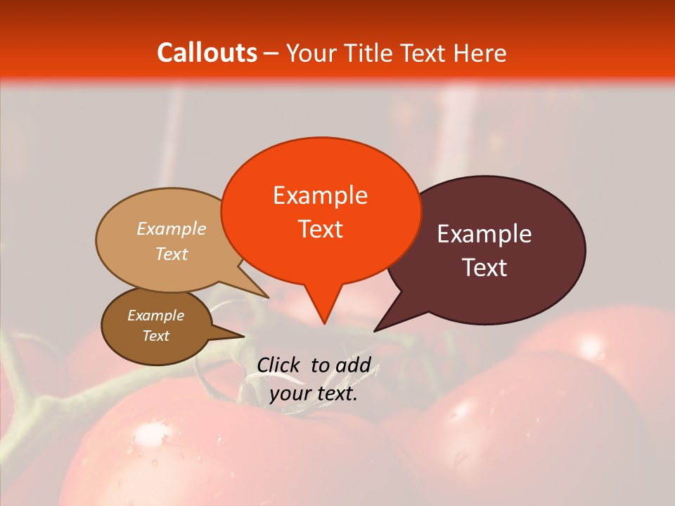 Ripened Group Tomato PowerPoint Template