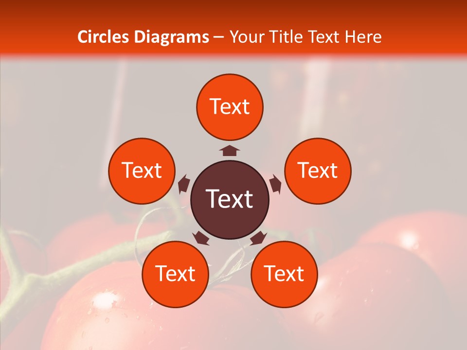 Ripened Group Tomato PowerPoint Template
