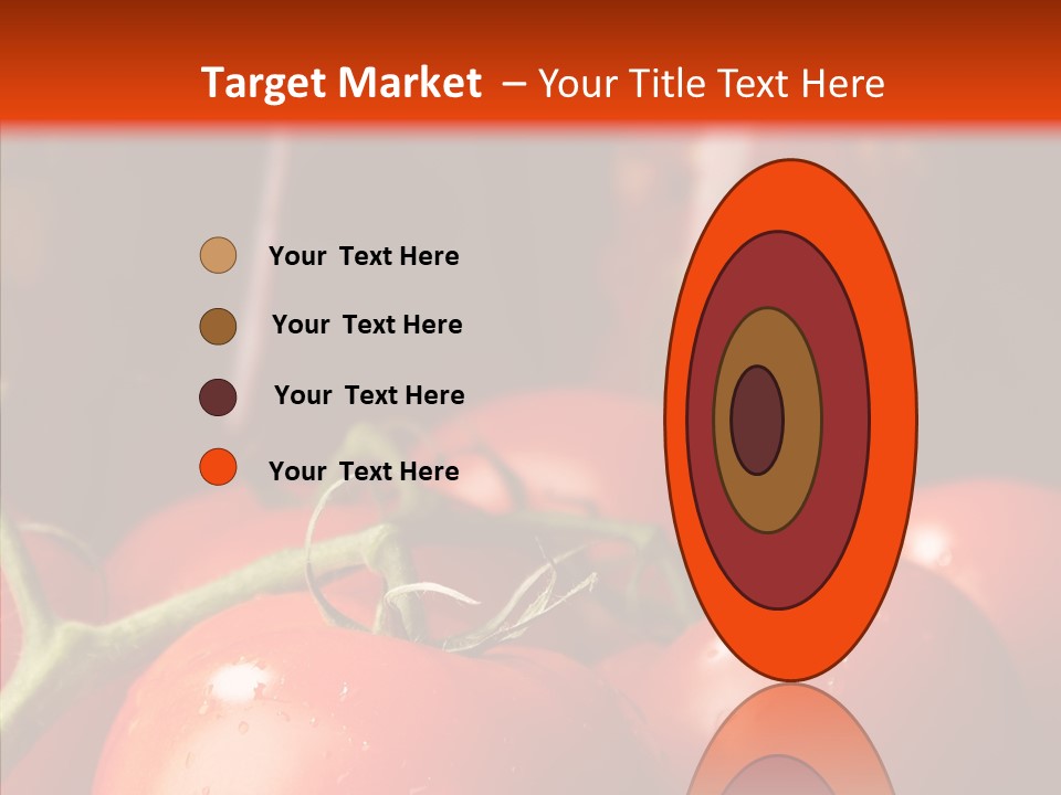 Ripened Group Tomato PowerPoint Template
