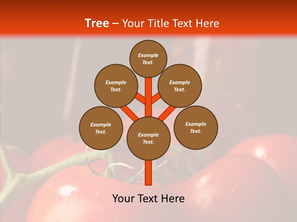 Ripened Group Tomato PowerPoint Template