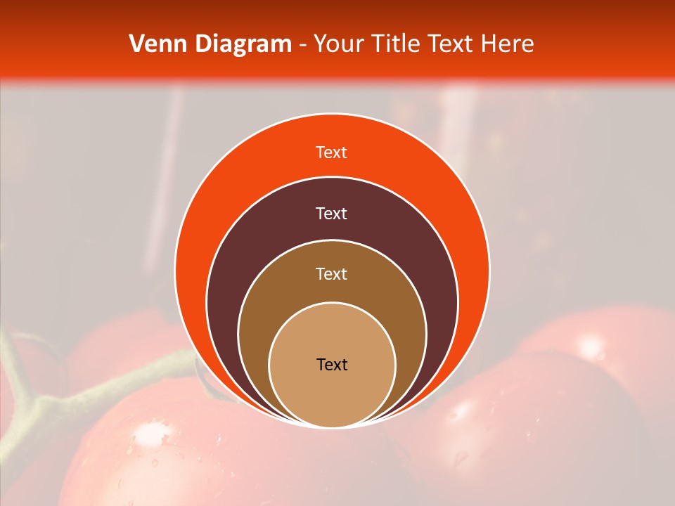 Ripened Group Tomato PowerPoint Template