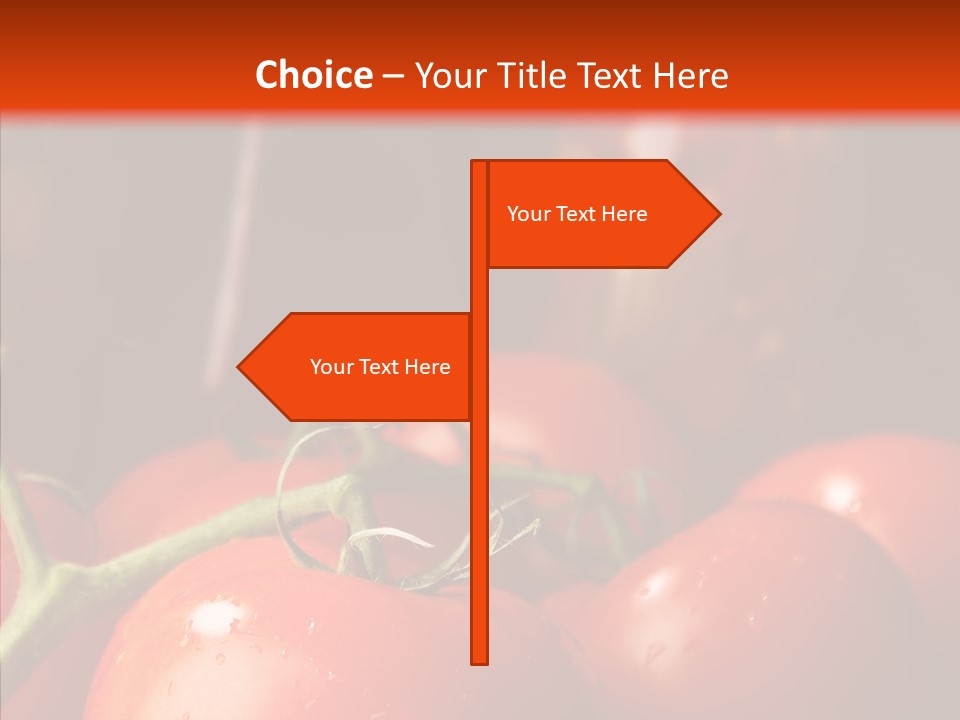 Ripened Group Tomato PowerPoint Template
