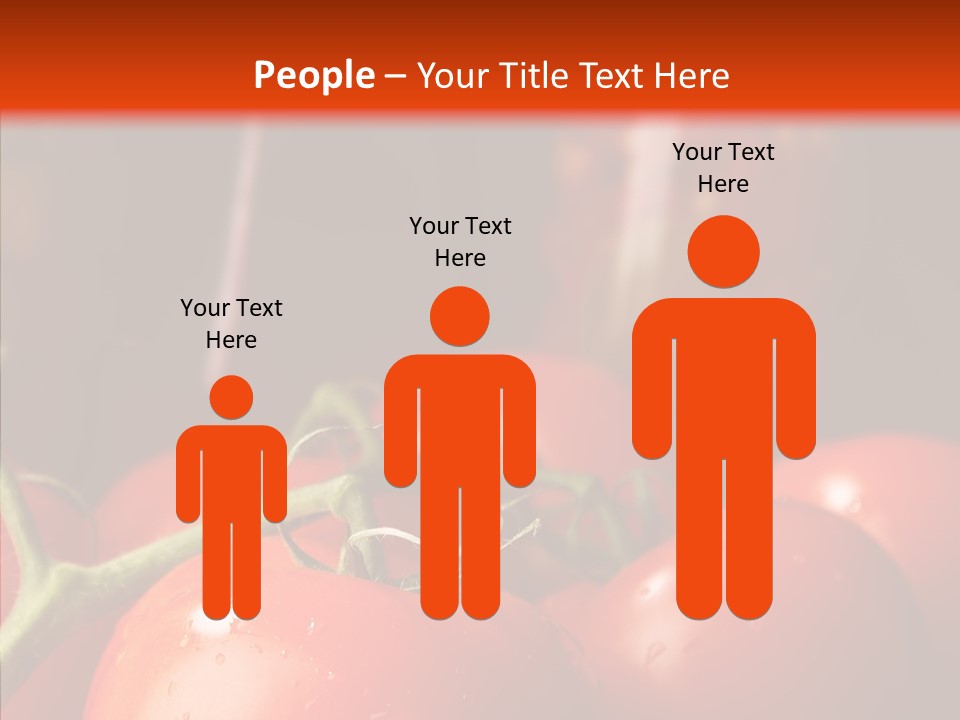 Ripened Group Tomato PowerPoint Template