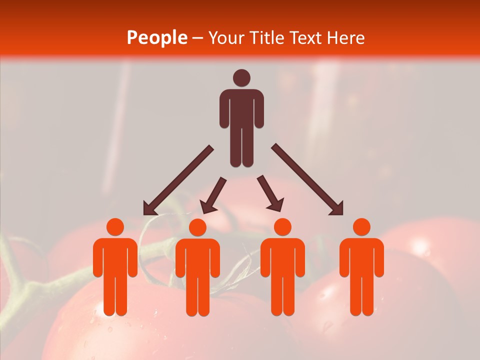 Ripened Group Tomato PowerPoint Template