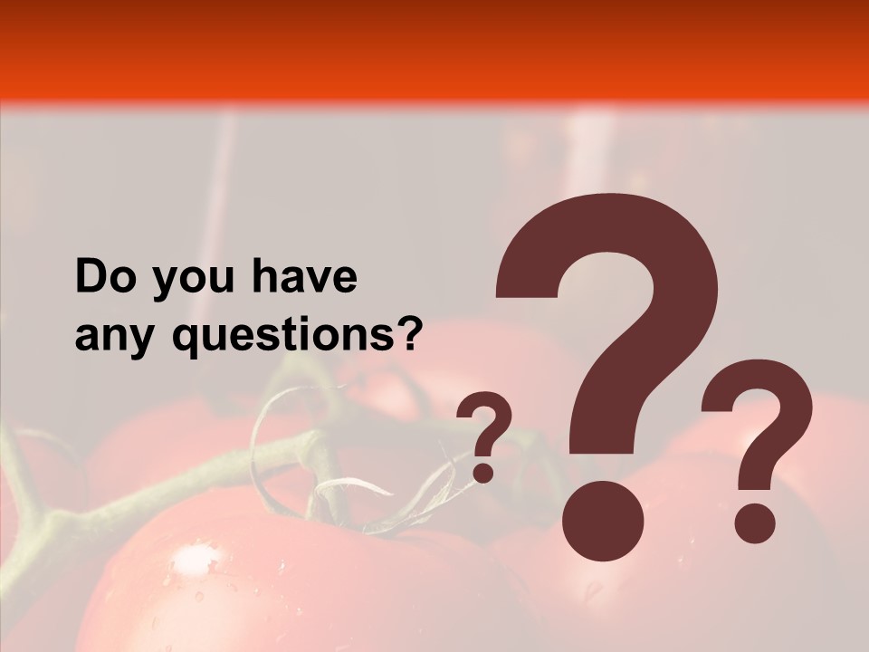 Ripened Group Tomato PowerPoint Template