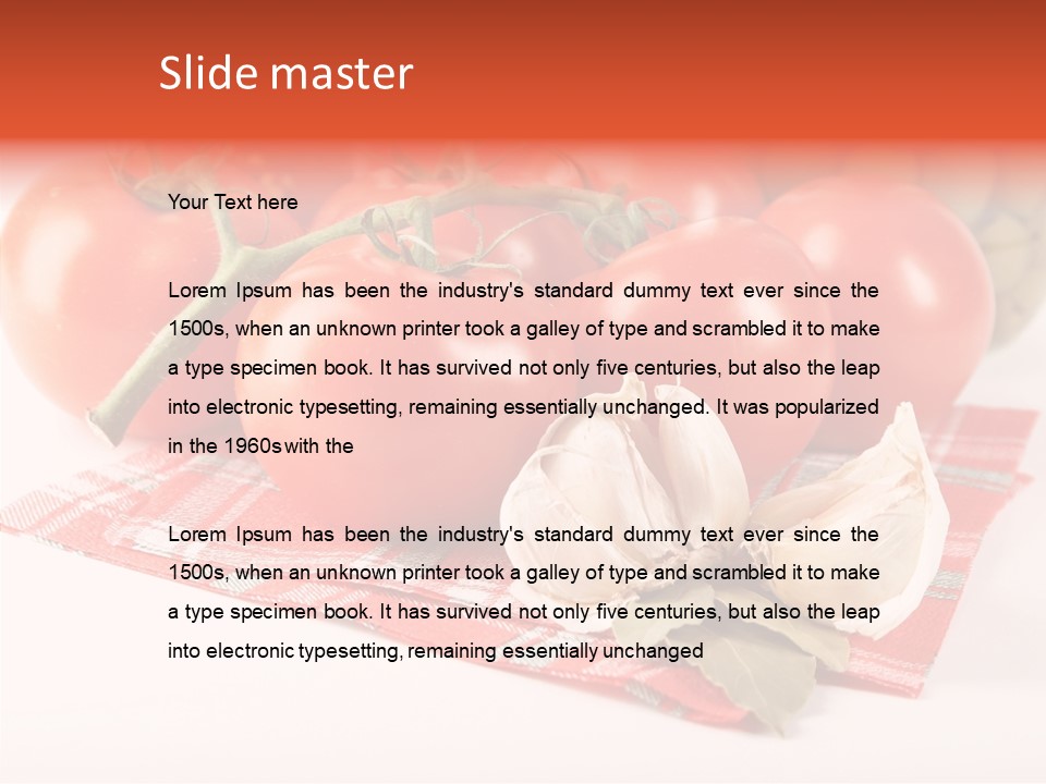 Red Boil Reflected PowerPoint Template