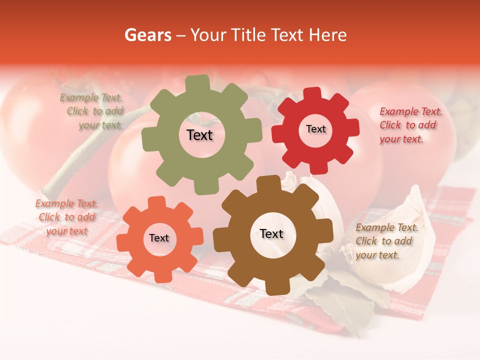 Red Boil Reflected PowerPoint Template