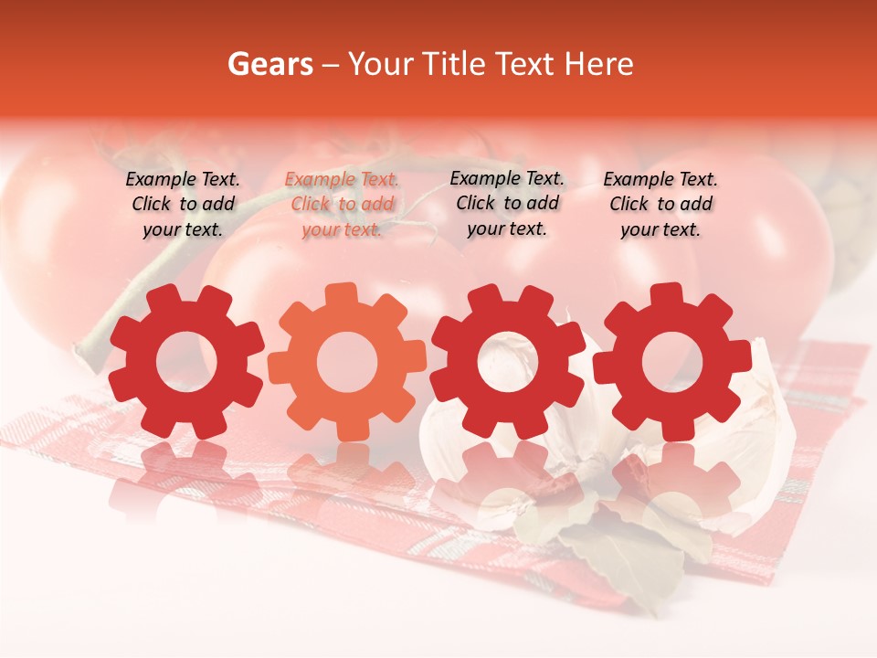 Red Boil Reflected PowerPoint Template