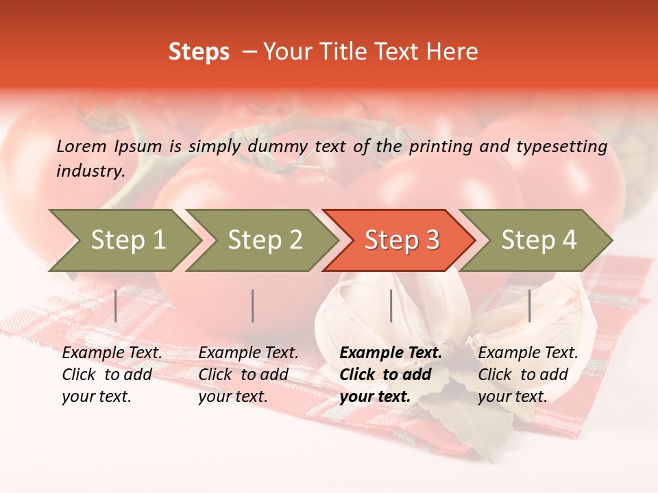 Red Boil Reflected PowerPoint Template