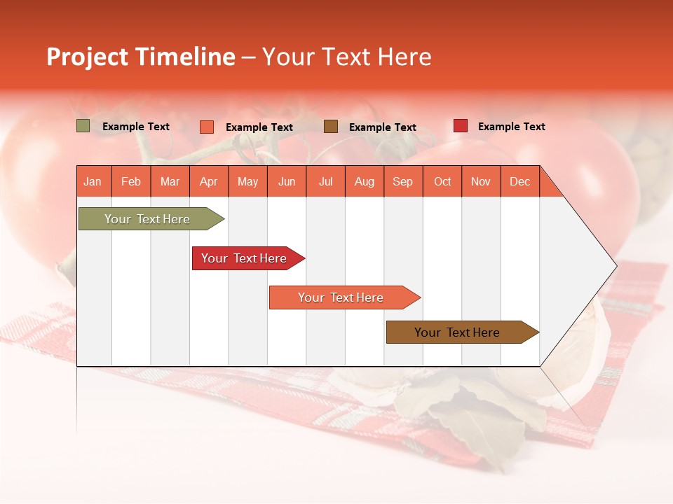 Red Boil Reflected PowerPoint Template