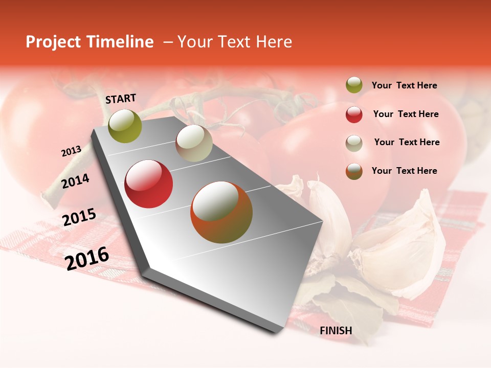 Red Boil Reflected PowerPoint Template