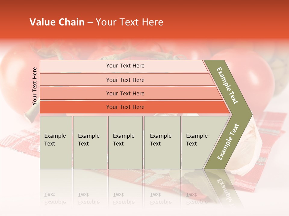 Red Boil Reflected PowerPoint Template