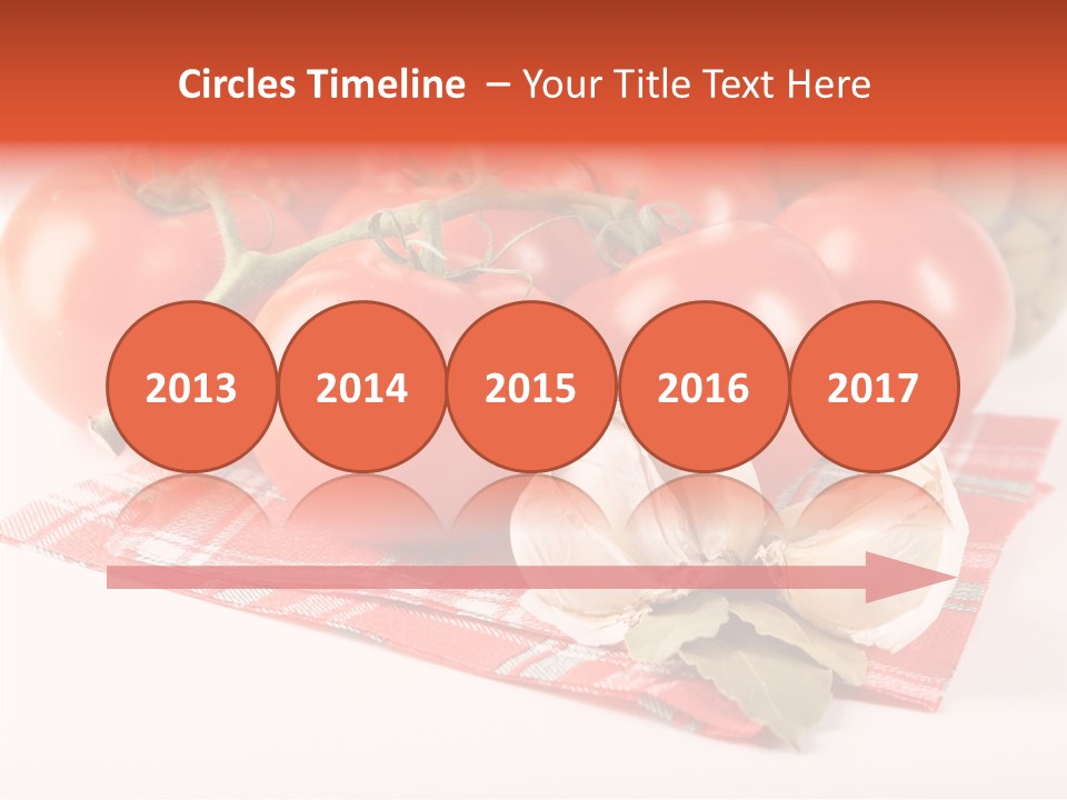 Red Boil Reflected PowerPoint Template