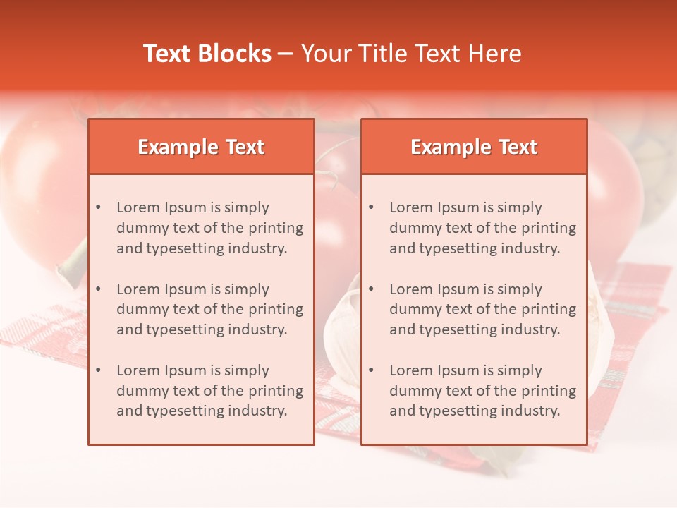 Red Boil Reflected PowerPoint Template