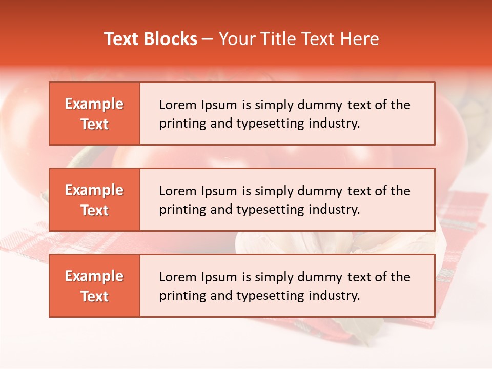 Red Boil Reflected PowerPoint Template