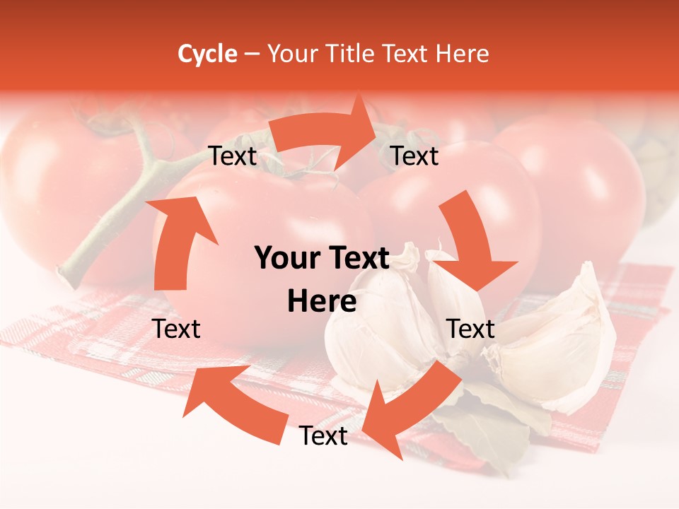 Red Boil Reflected PowerPoint Template