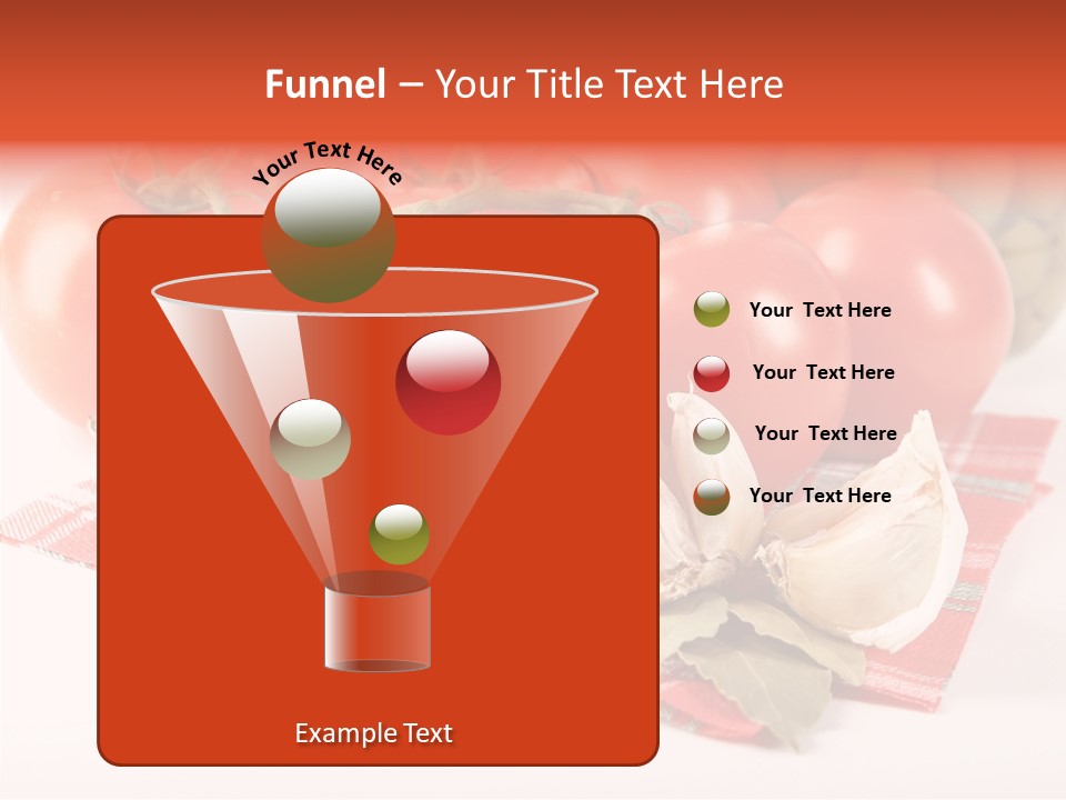 Red Boil Reflected PowerPoint Template