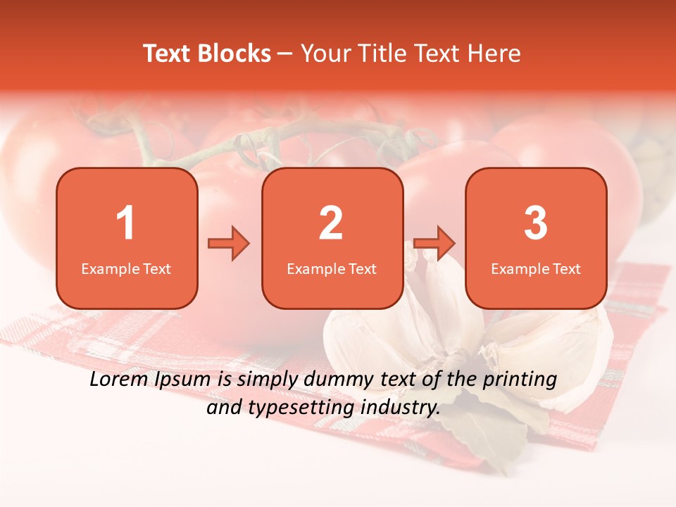 Red Boil Reflected PowerPoint Template