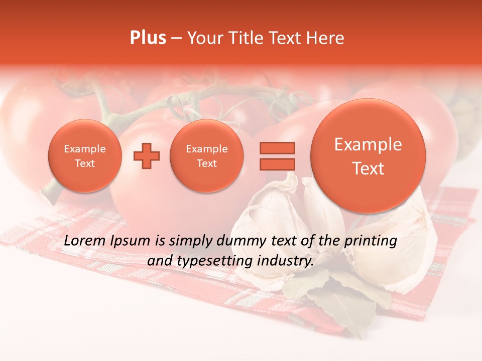 Red Boil Reflected PowerPoint Template