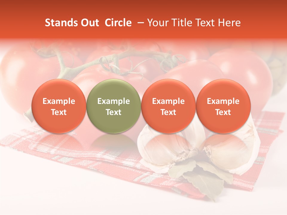 Red Boil Reflected PowerPoint Template