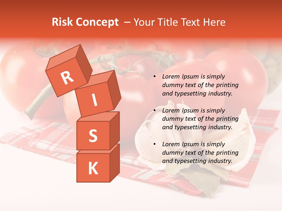 Red Boil Reflected PowerPoint Template