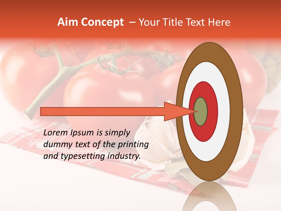 Red Boil Reflected PowerPoint Template