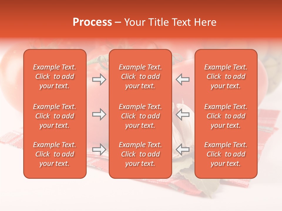 Red Boil Reflected PowerPoint Template