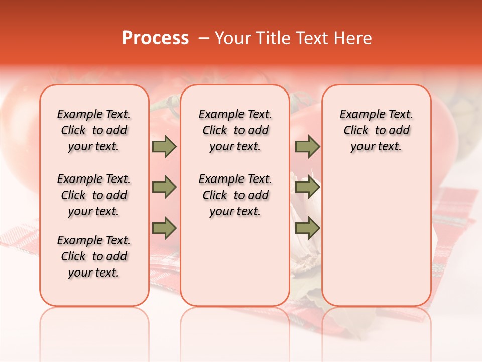 Red Boil Reflected PowerPoint Template