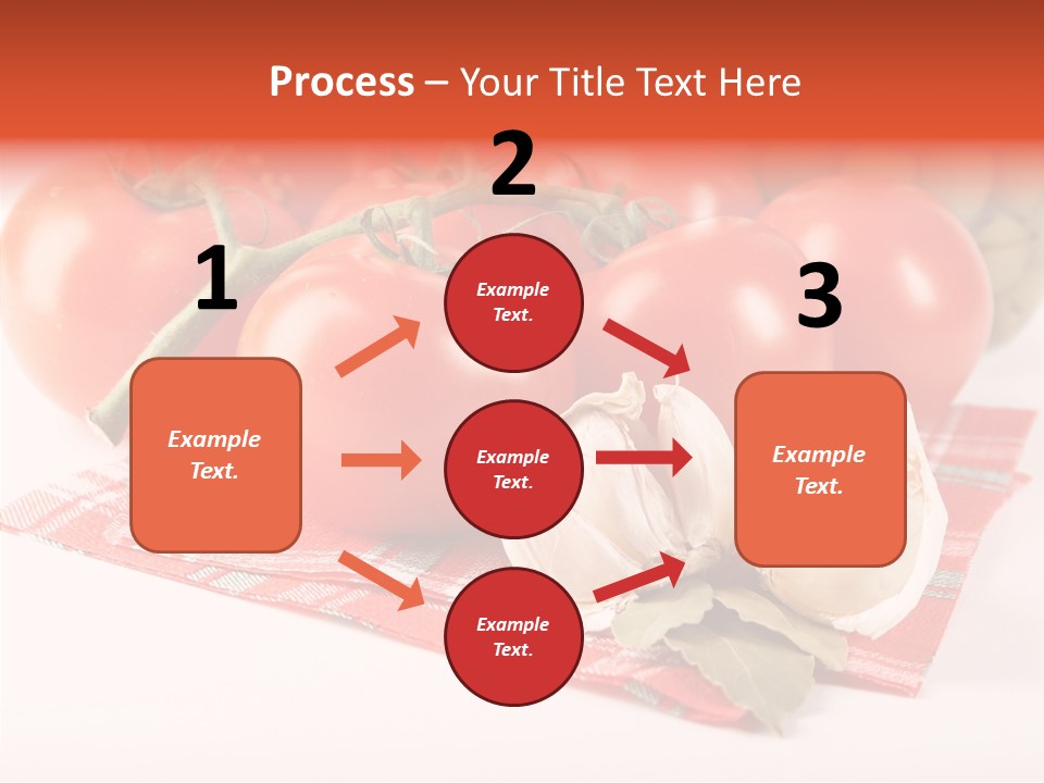 Red Boil Reflected PowerPoint Template