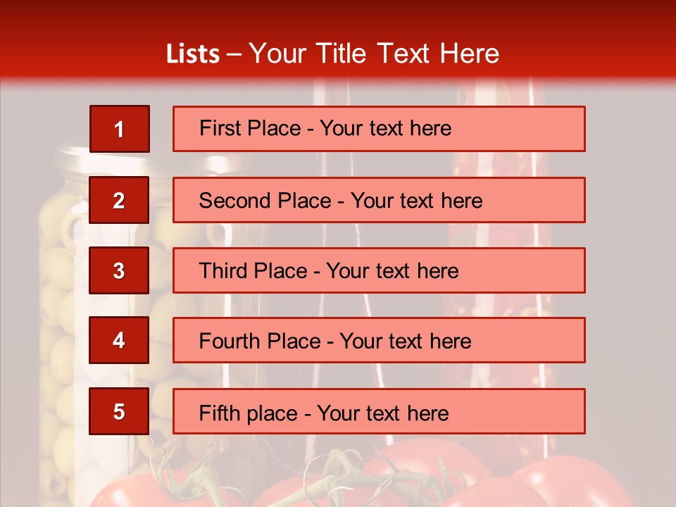 Bay Bottle Hutch PowerPoint Template