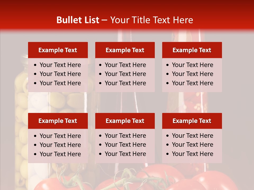 Bay Bottle Hutch PowerPoint Template