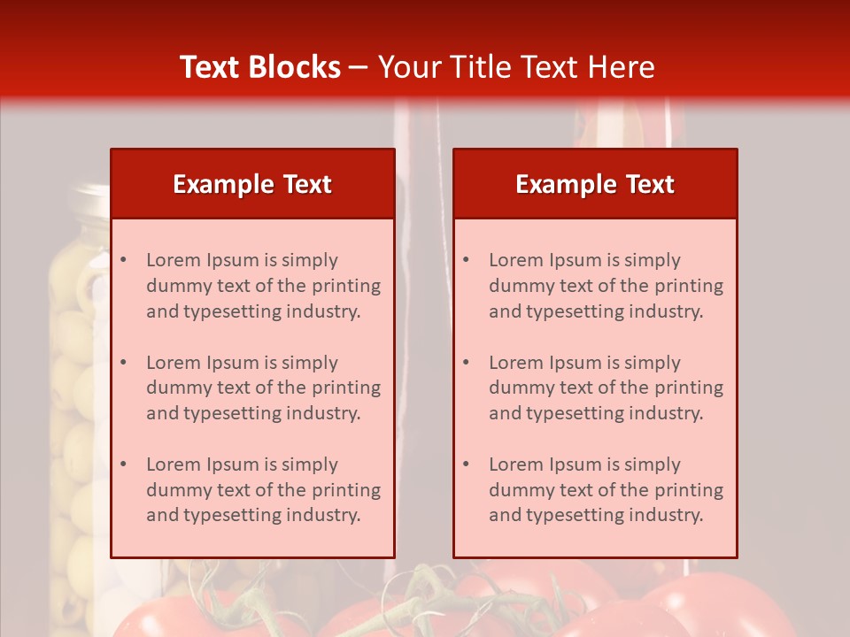 Bay Bottle Hutch PowerPoint Template