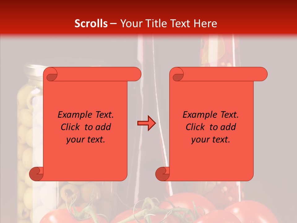 Bay Bottle Hutch PowerPoint Template