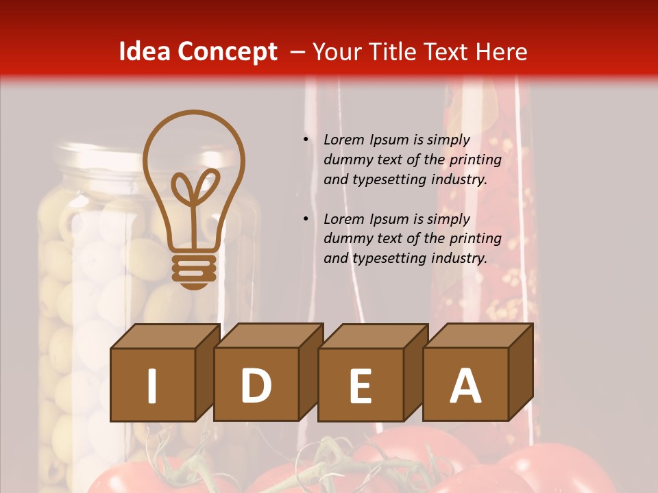 Bay Bottle Hutch PowerPoint Template