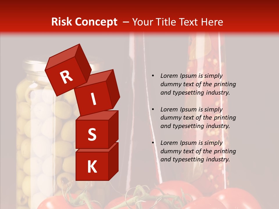 Bay Bottle Hutch PowerPoint Template