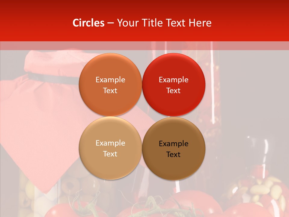 Profit Eat Tablecloth PowerPoint Template