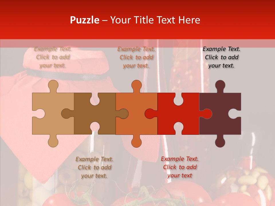 Profit Eat Tablecloth PowerPoint Template